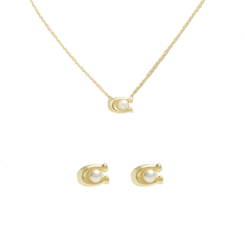 Coach ネックレス＆ピアス 473741GLD107