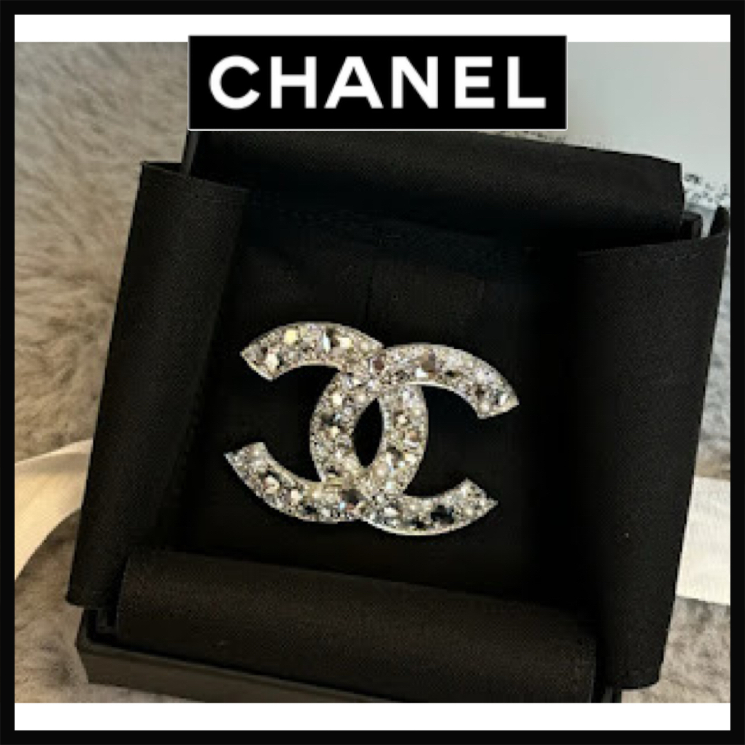 【輝く胸元♡♡】CHANEL ブローチ