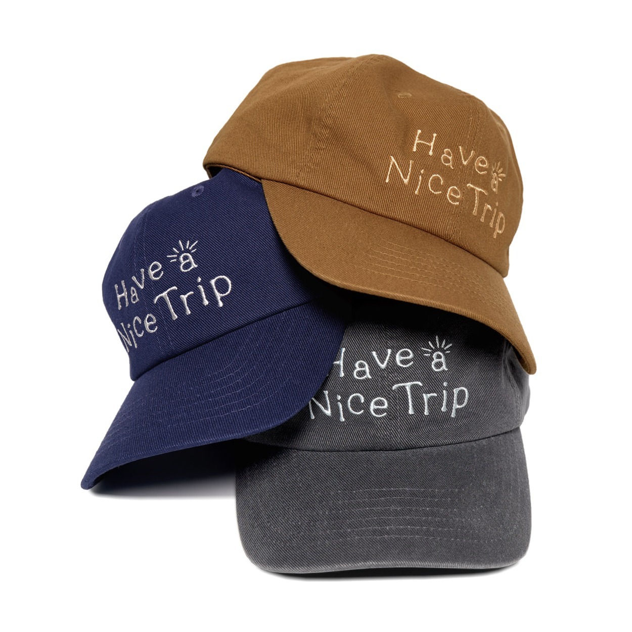 Hello Sunrise-Have a Nice Trip ボールキャップ/韓国 人気 25SS