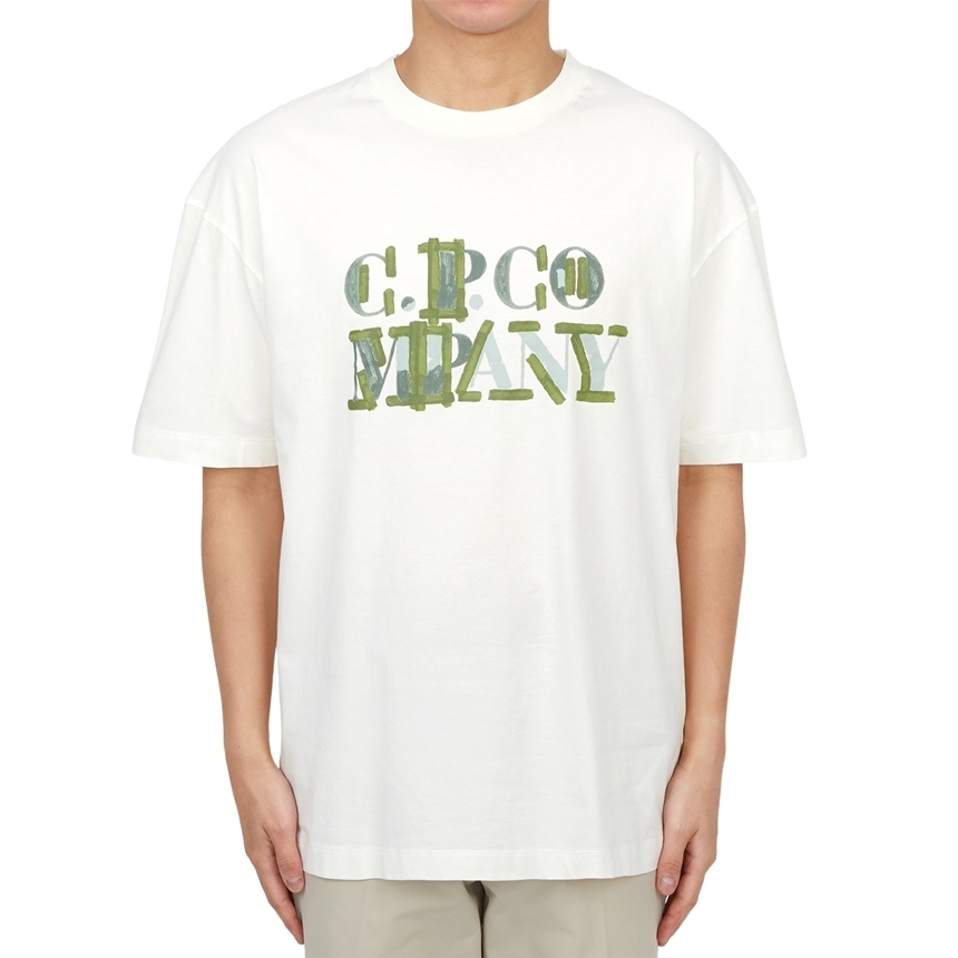 シーピーカンパニー メンズ 半袖Tシャツ 18CMTS145A 006586W 103