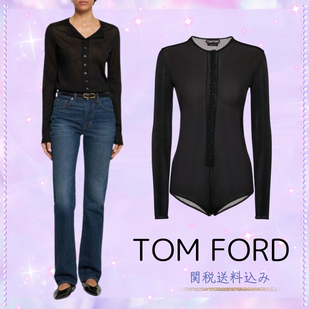 TOM FORD【関税送料込&VIP】ビスコースジャージーボディスーツ