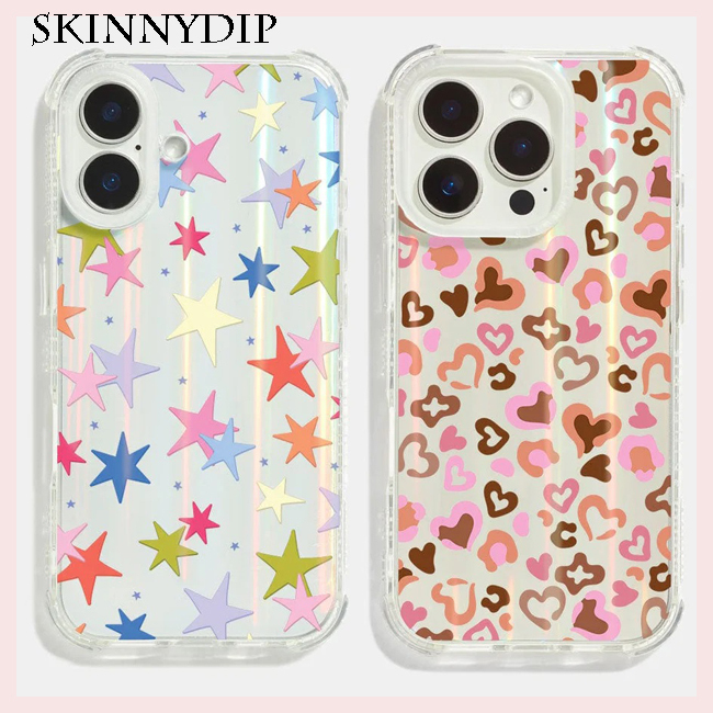 【SKINNYDIP】iphoneケース レオパードハート 星