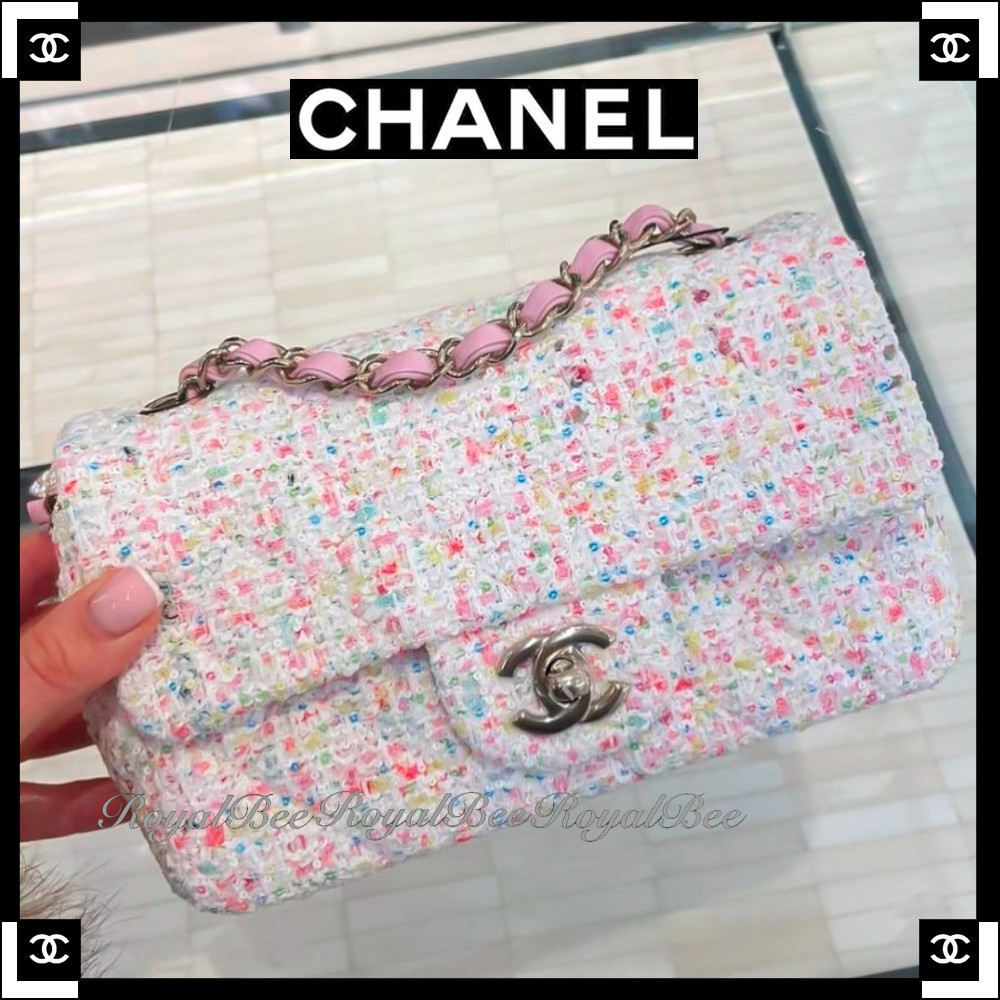 【乙女ツイードで上品に♪】シャネル ショルダーバッグ