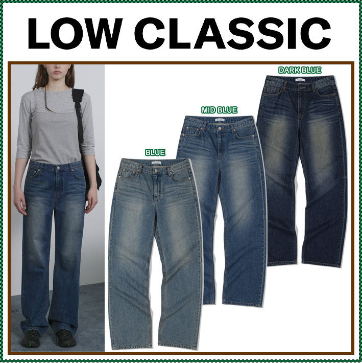 【LOW CLASSIC】 STRAIGHT-FIT JEANS /追跡付