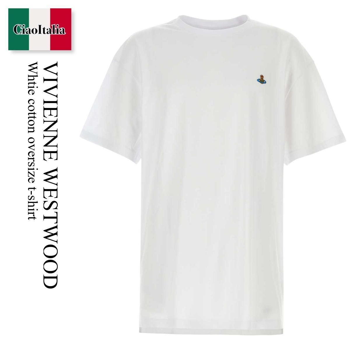 Tシャツ・カットソー Vivienne Westwood Whtie Cotton Oversize T-Shirt