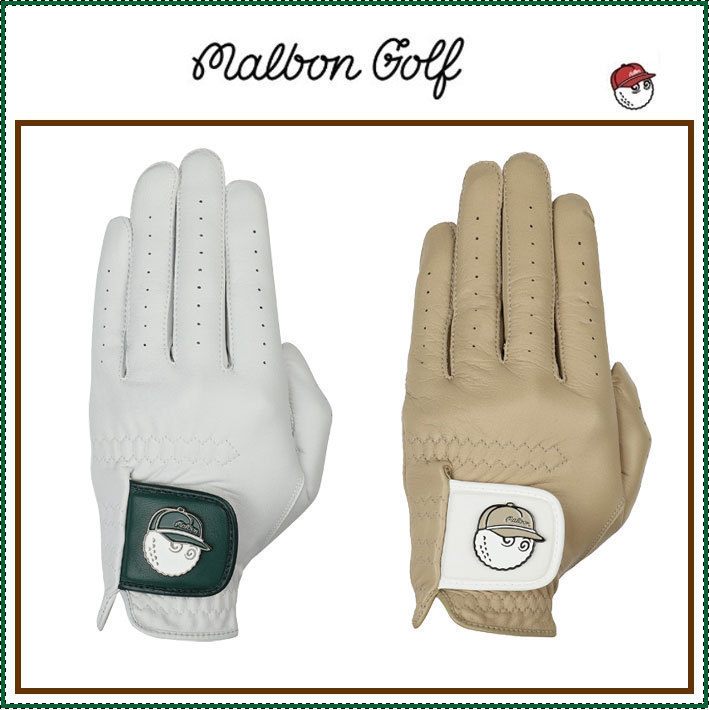 【MALBON GOLF】 Men's Left Hand Ball Marker Gloves ■MAN