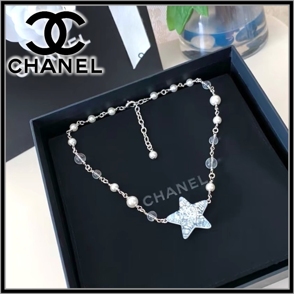 スター×パール【CHANEL】ネックレス