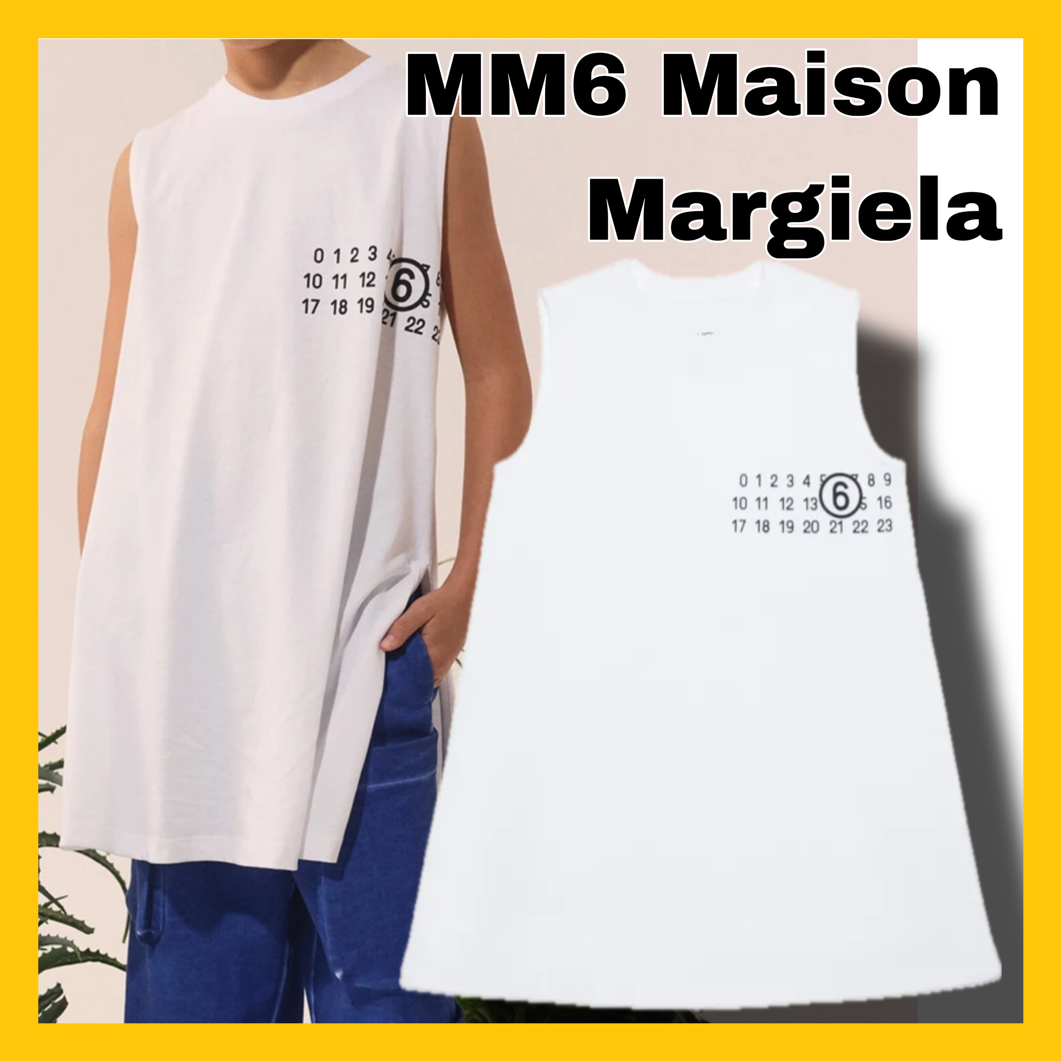大人もOK★MM6 Maison Margiela ナンバーロゴ ワンピース 関送込
