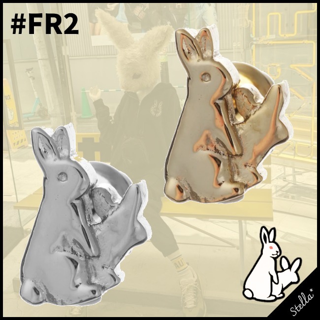 ■#FR2■Rabbits Icon Pierce/ピアス★話題ブランド★完売前に！