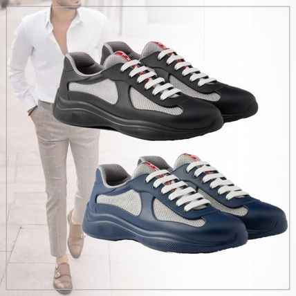 PRADA◆リネアロッサ バイクファブリック &ラバー スニーカー PRADA Linea Rossa(プラダ リネアロッサ) スニーカー(メンズ