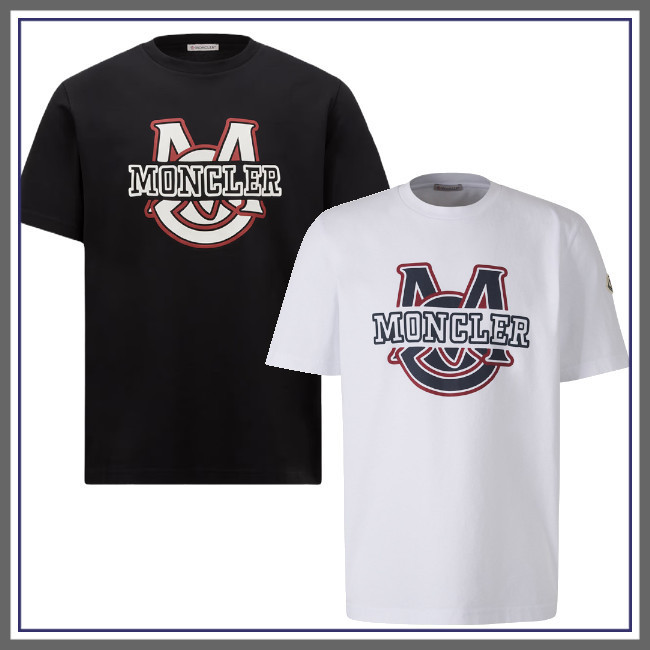 モンクレール Moncler ロゴ コットン 半袖 クルーネック Tシャツ