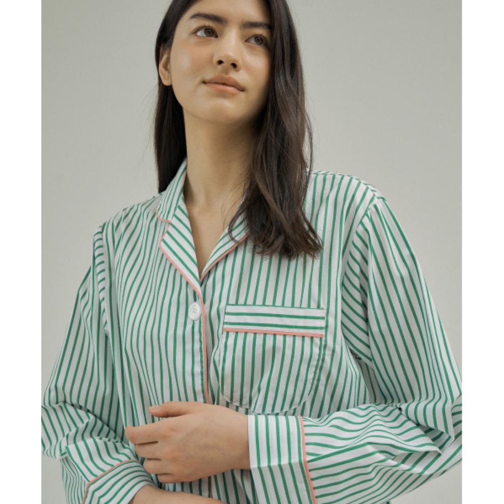 ◆JO'S LOUNGE◆ w Green Tea Pajama Set Greenteaw