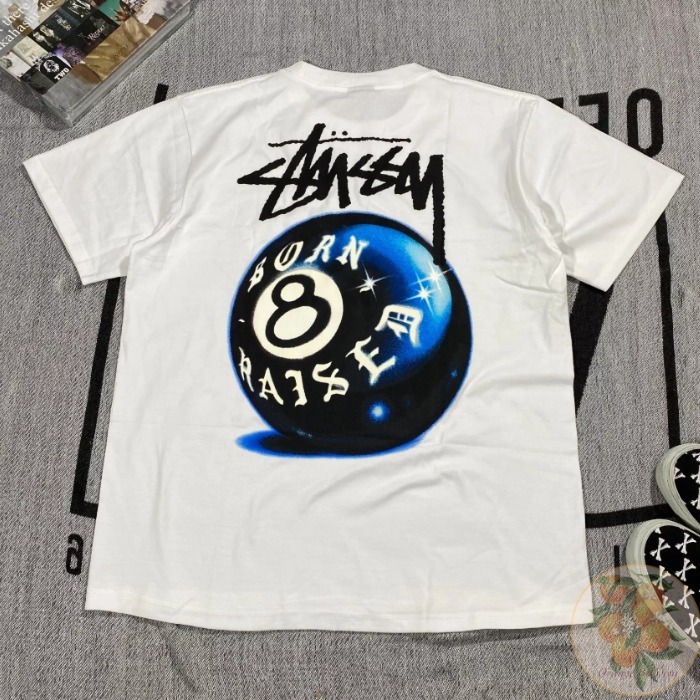 激レアコラボ★【STUSSY× Born×Raised】8 Ball T-shirts