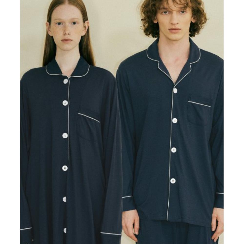 ◆JO'S LOUNGE◆ Modal Couple Essential Navy Pajama Set Loung