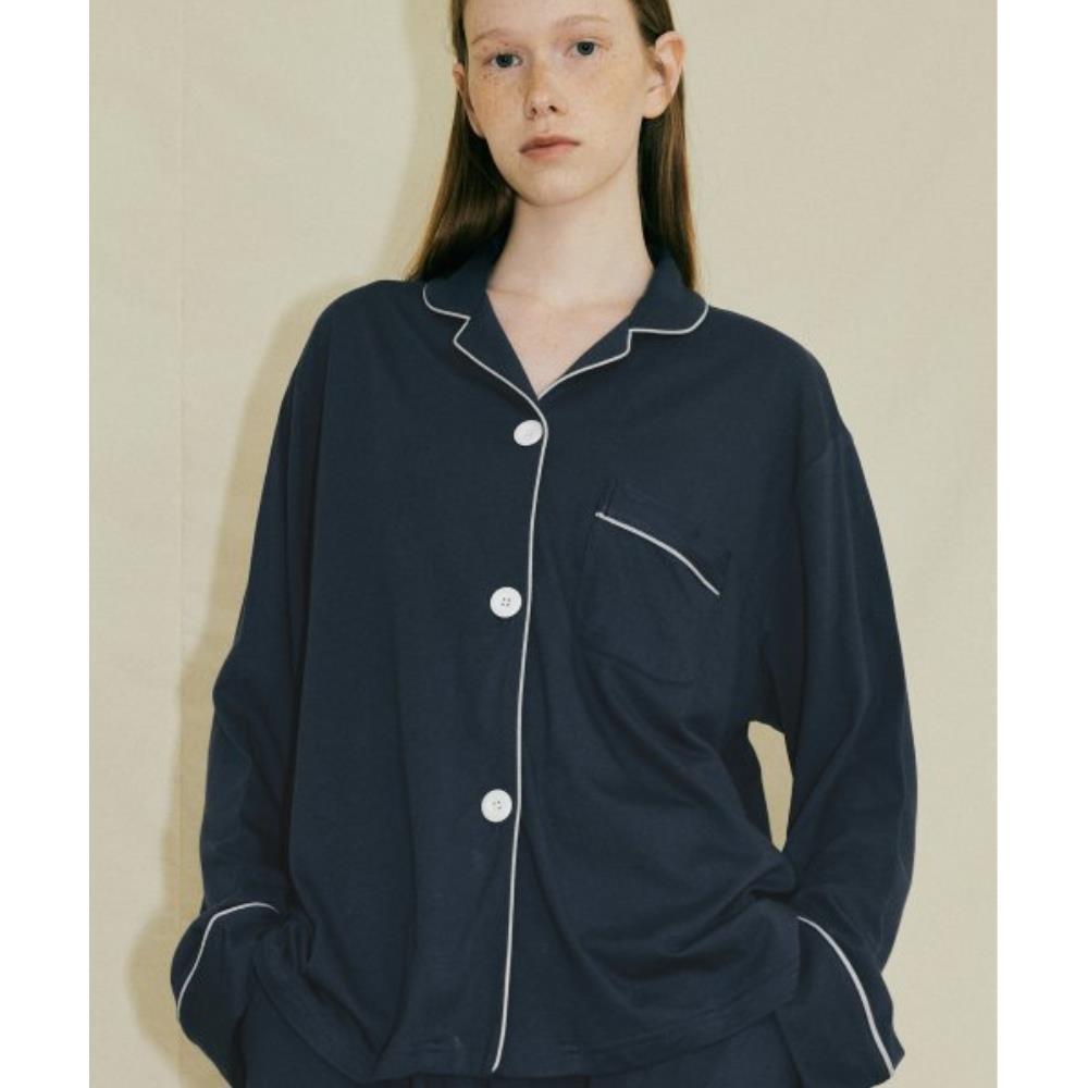 ◆JO'S LOUNGE◆ Modal w Essential Navy Pajama Set EssentialN