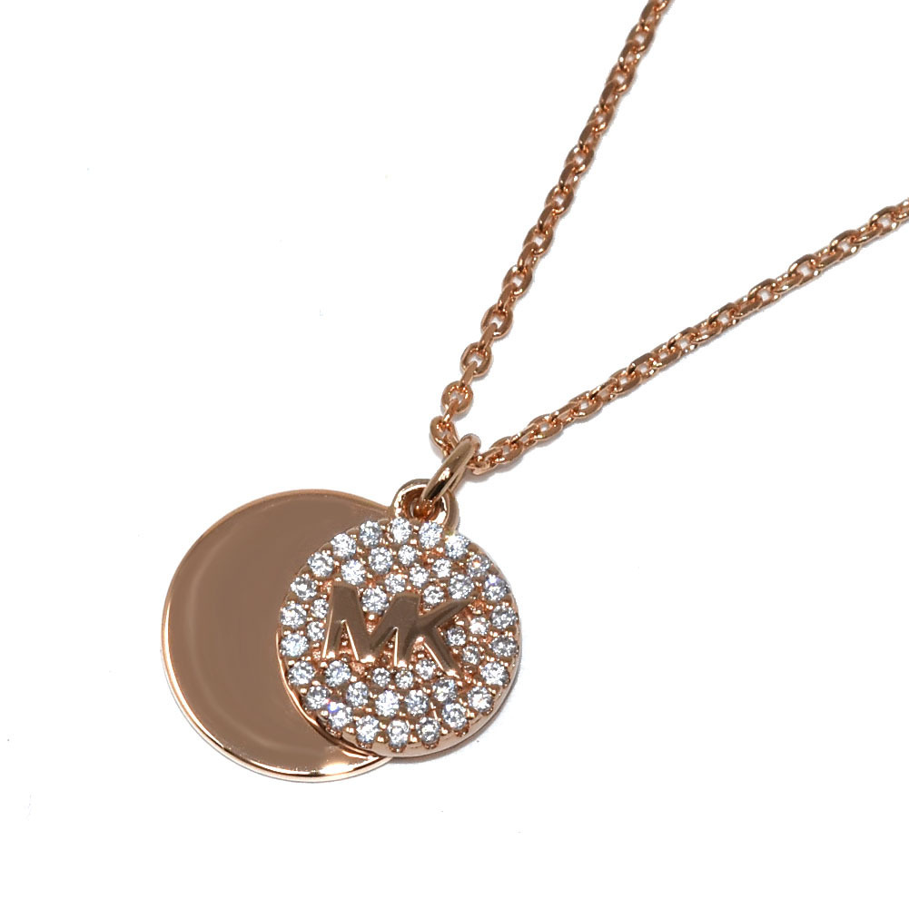 マイケルコース MKC1515AN791 PAVE COIN NECK ネックレス