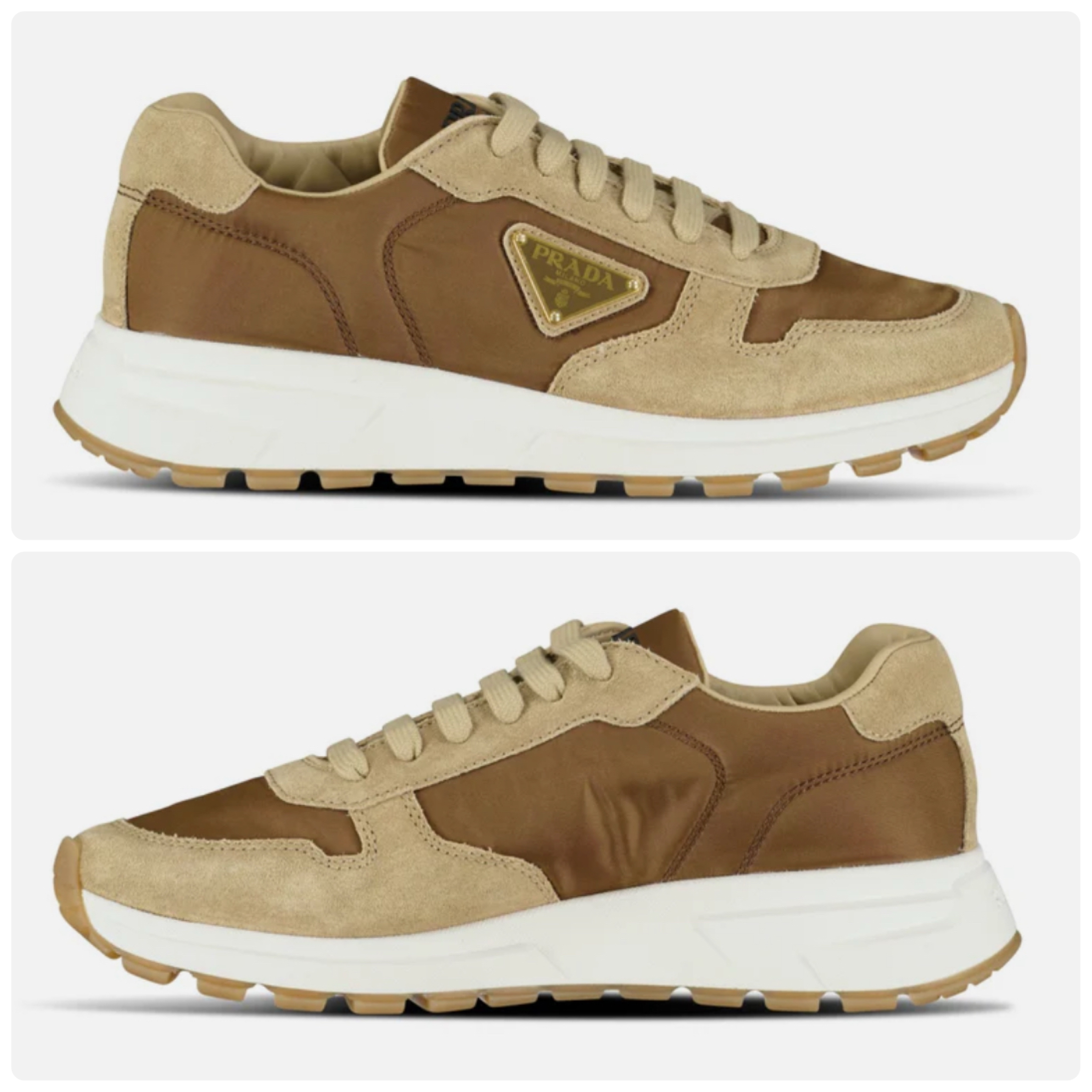 【PRADA】 PRAX 01 Ry-Nylon スェードスニーカー/送料込
