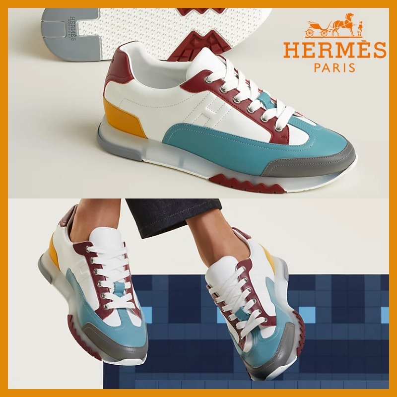 【カラフルおしゃれ☆】HERMES 《Trail》 スニーカー