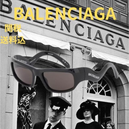 アウトレット BALENCIAGA Hamptons Rectangular サングラス