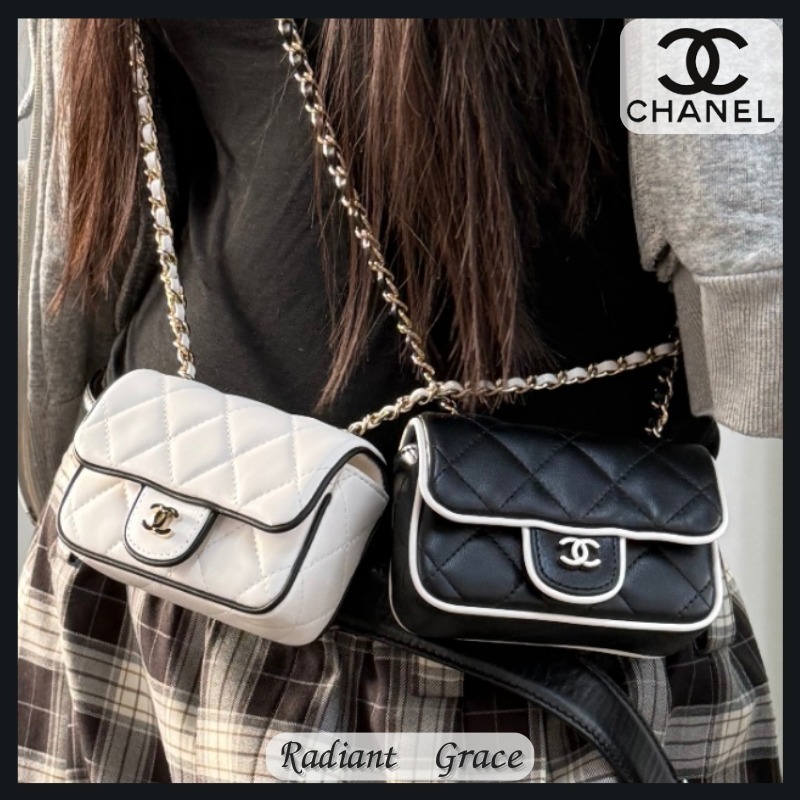 《一目で虜になるデザイン★》CHANEL チェーンクラッチ