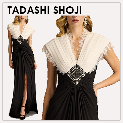 TADASHI SHOJI◆レース シフォン マキシ丈 ロングドレス ガウン