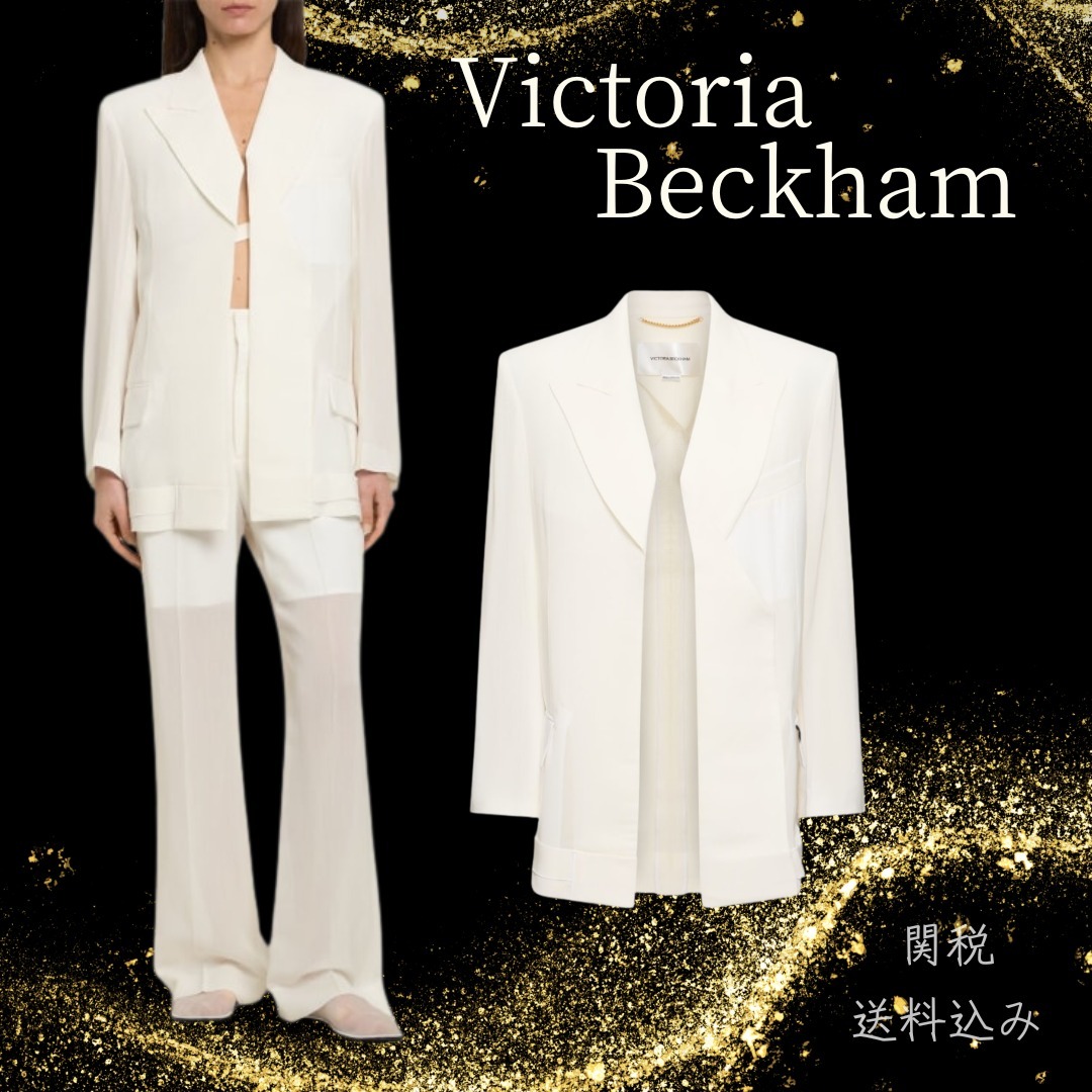 Victoria Beckham【関税送料込】ビスコース＆ウールジャケット