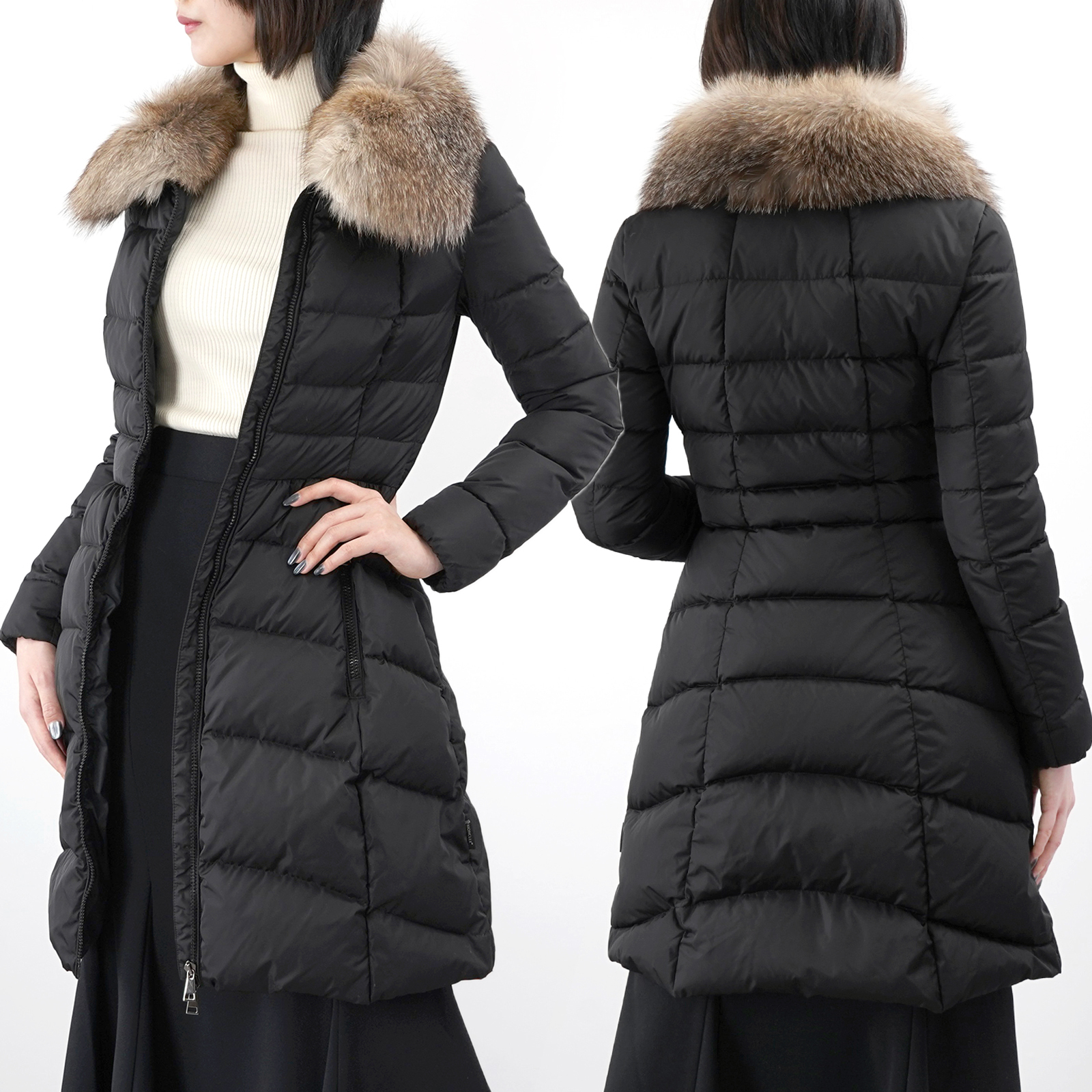 【新品同様＋】MONCLER HIRONDELLE ロングダウンジャケット