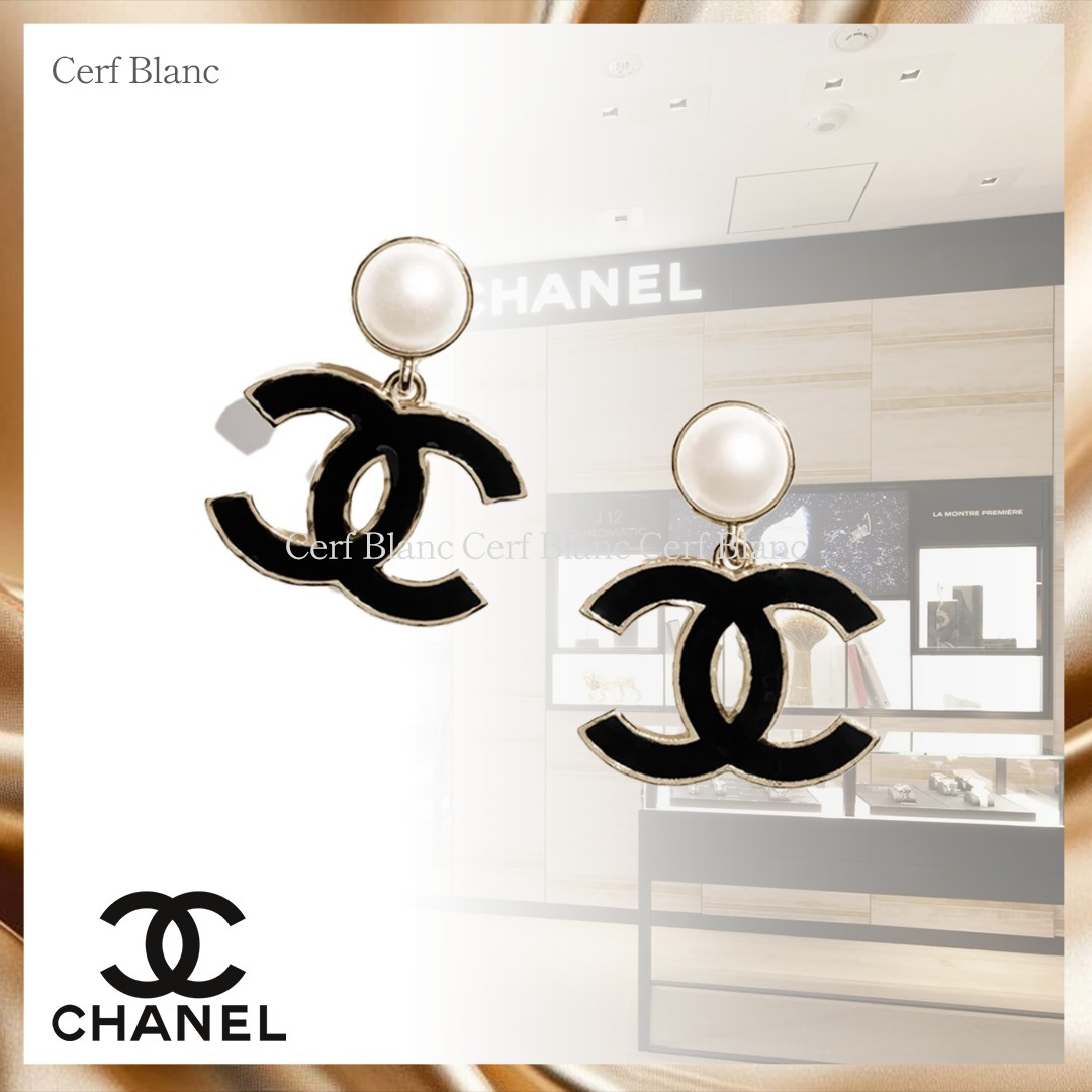 25SS【CHANEL】ロゴピアス