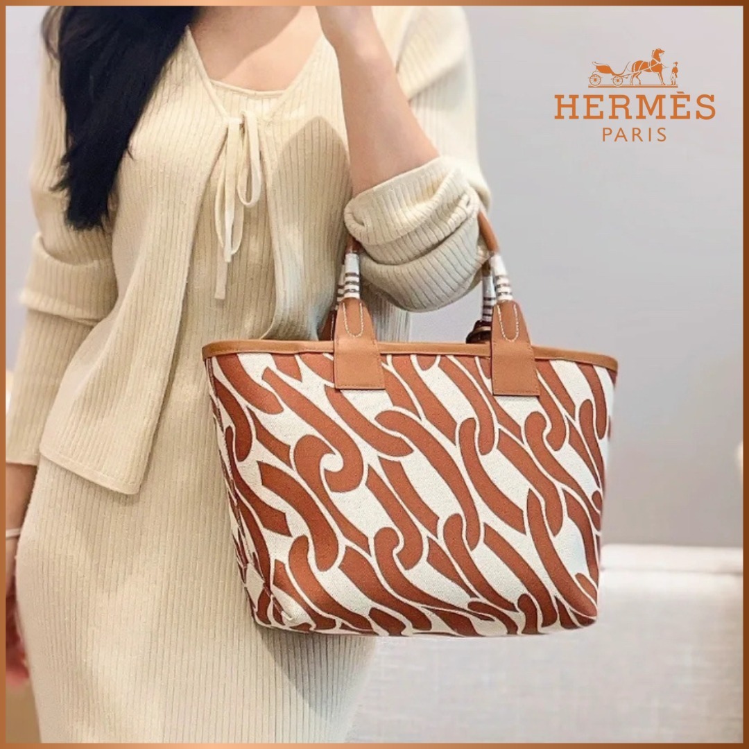 【個性的アイテム】◆HERMES◆ スティープル トート 25