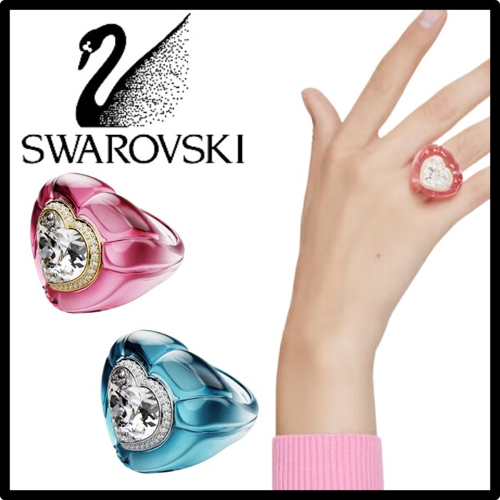 【すぐにお届け！】SWAROVSKI Dulcis リング ハートカット