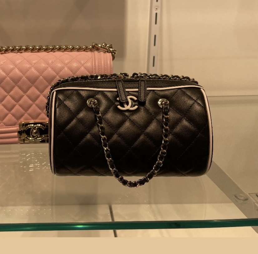 収納力もあり♡】CHANEL ミニボストンバッグ