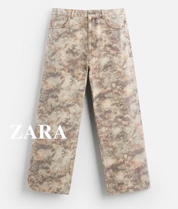 パンツ プリント ZARA(ザラ) - 海外通販のBUYMA