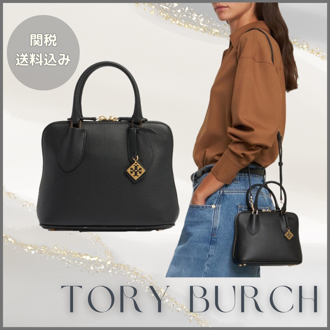Tory Burch 【関税送料込】Mini Swing ペブルドレザーバッグ