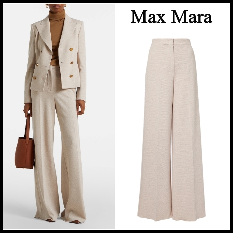 【Max Mara】国内未掲載商品 Corea コットン＆ウール パンツ