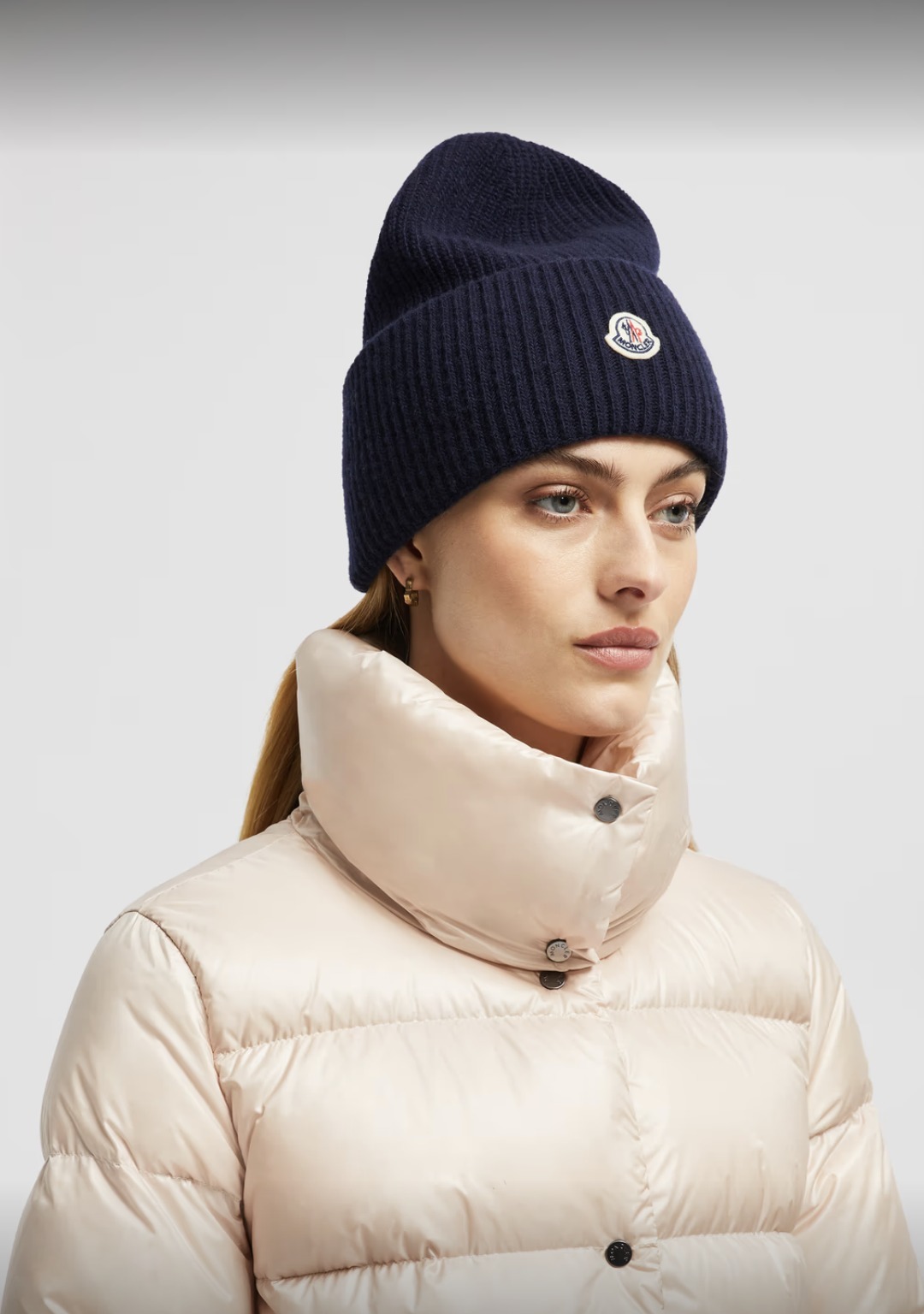 追跡送料込☆MONCLER ウール ビーニー 直営店☆MONCLER☆ウールビーニー
