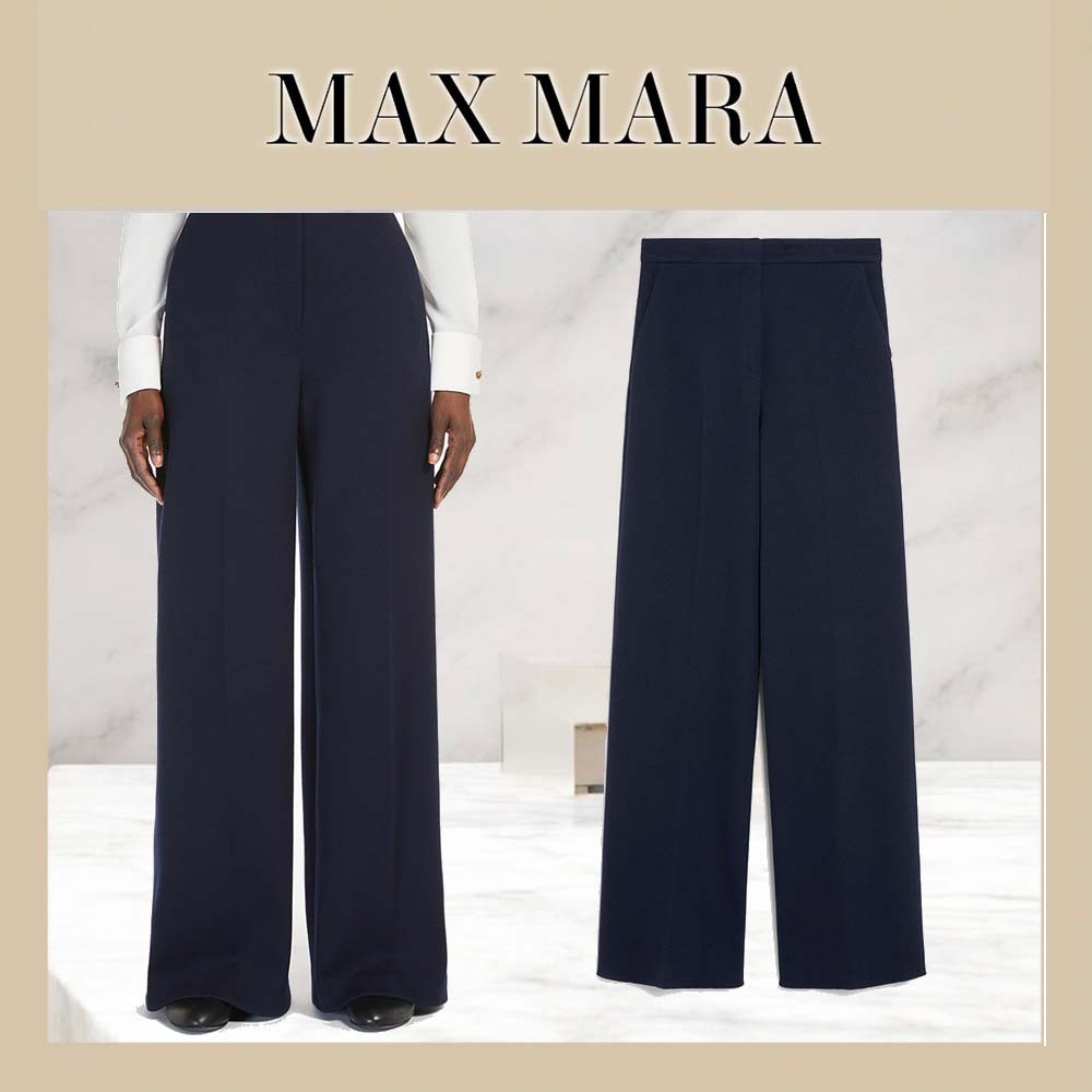 MAXMARA COREA コットン ウール ジャージーパンツ
