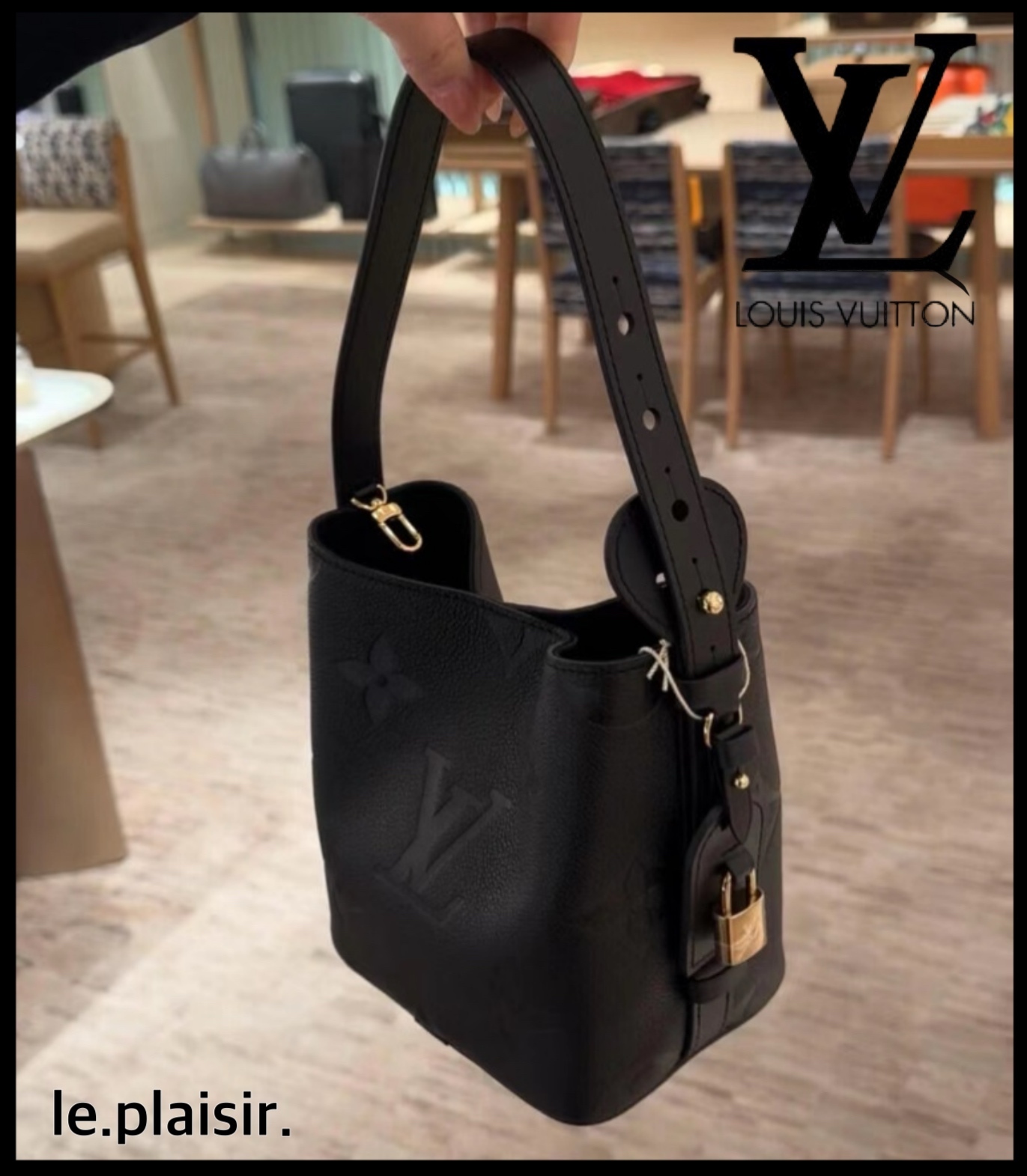 NEW*LV*モノグラム ショルダーバッグ All In BB ブラック