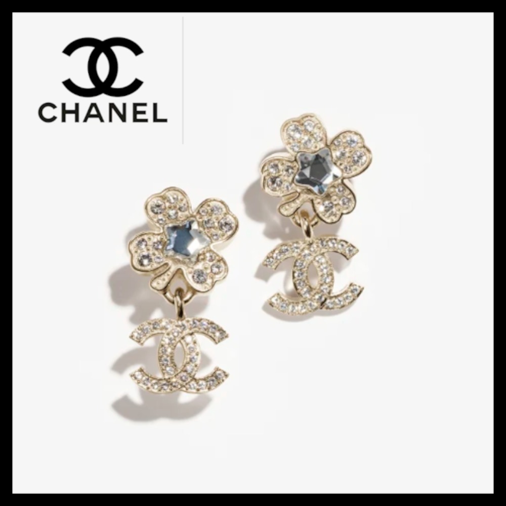 【お花のモチーフがかわいい♪】CHANEL   ピアス