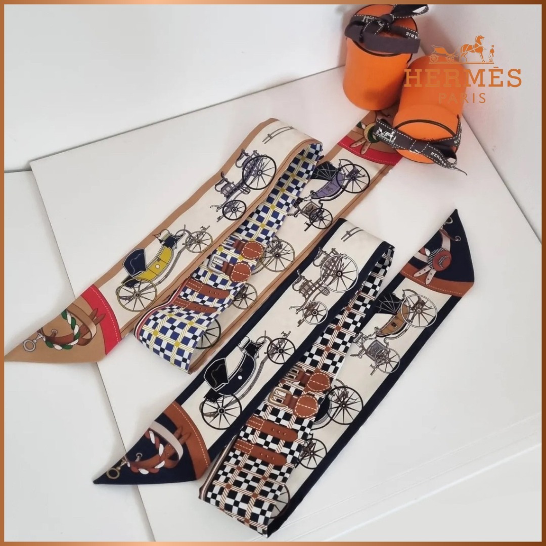 【オシャレ度UP】◆HERMES◆ Twilly Harnais de Coeur