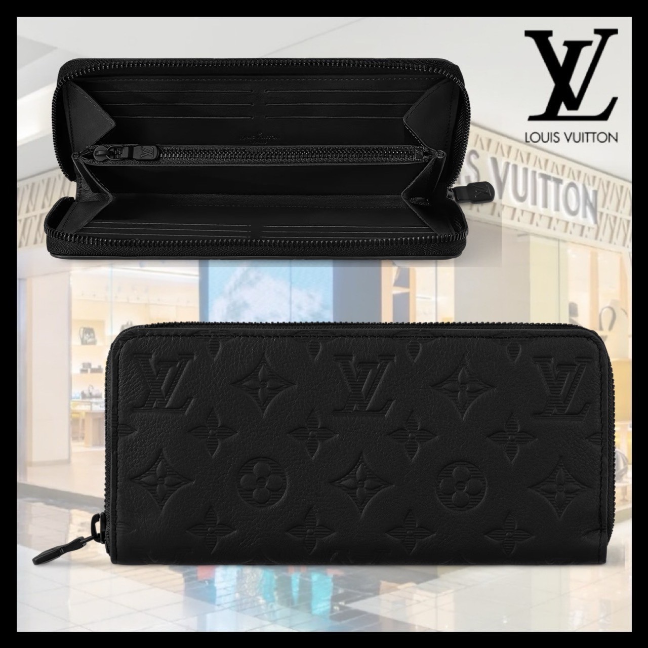 【ユニセックス♥】LV ジッピー ウォレット・ホリゾンタル