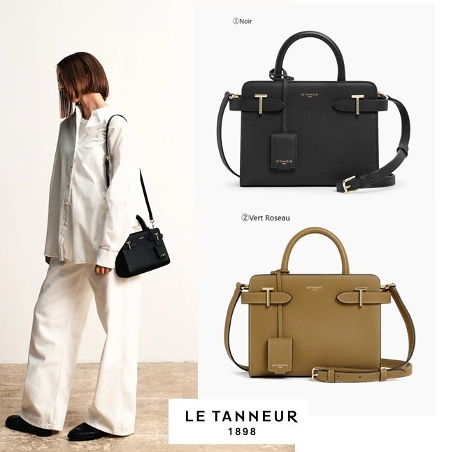 【LE TANNURE】新作 Emilie★シグネチャーTレザースモールバック