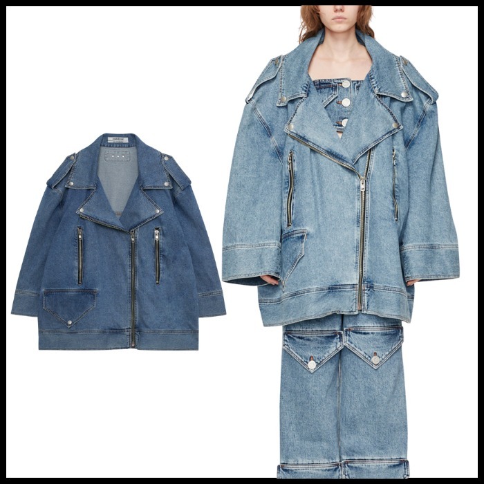 ☆1.5 Denim Rider Half Coat/KIMHEKIM☆
