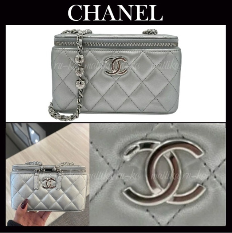 メタリックカラー☆【CHANEL】シャネル ヴァニティバッグ