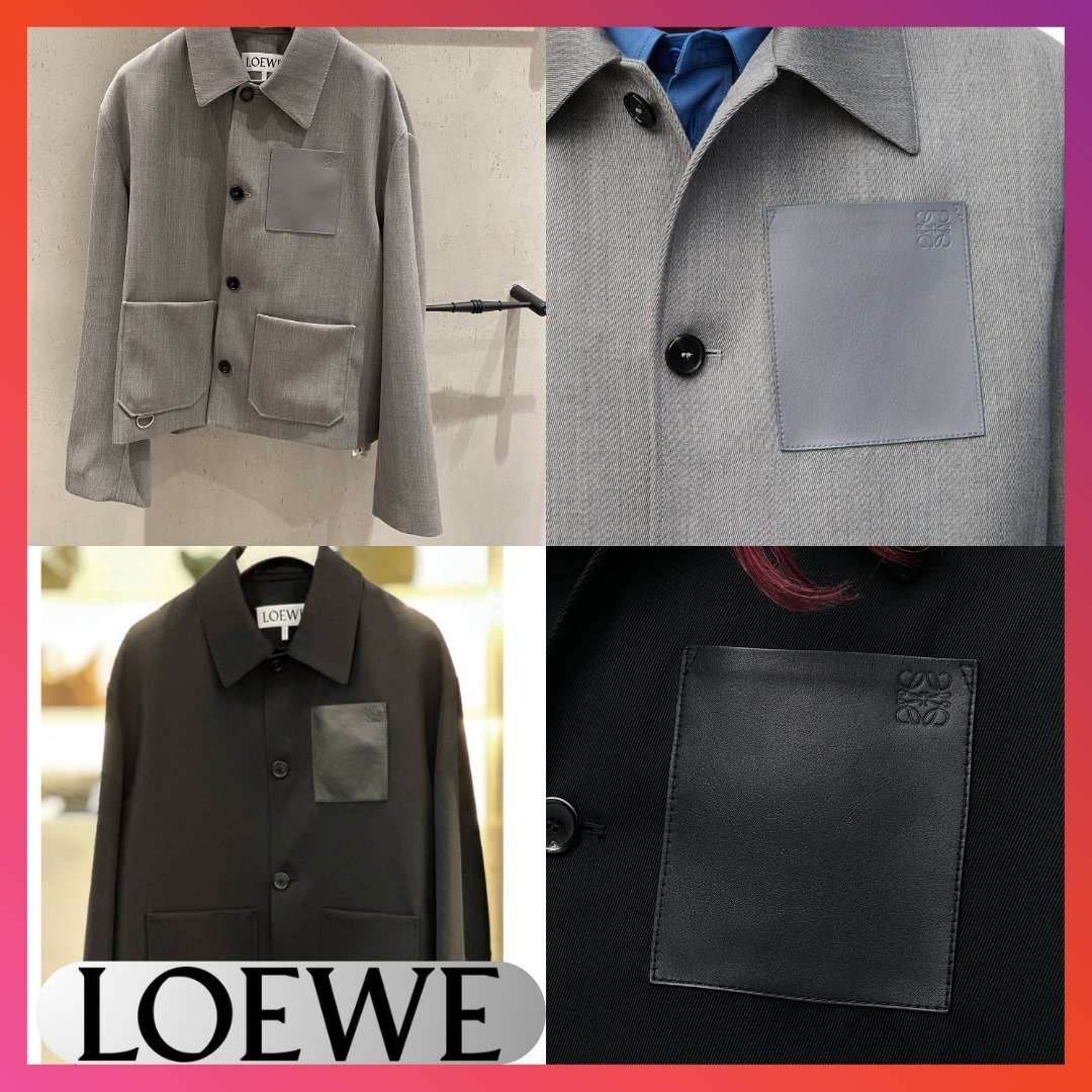 【LOEWE】ロエベ 人気商品 上品 気品 ワークウェア ジャケット