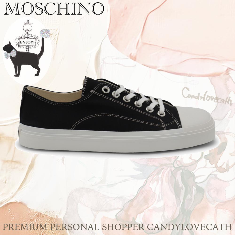 スニーカー MOSCHINO BLACK SNEAKERS