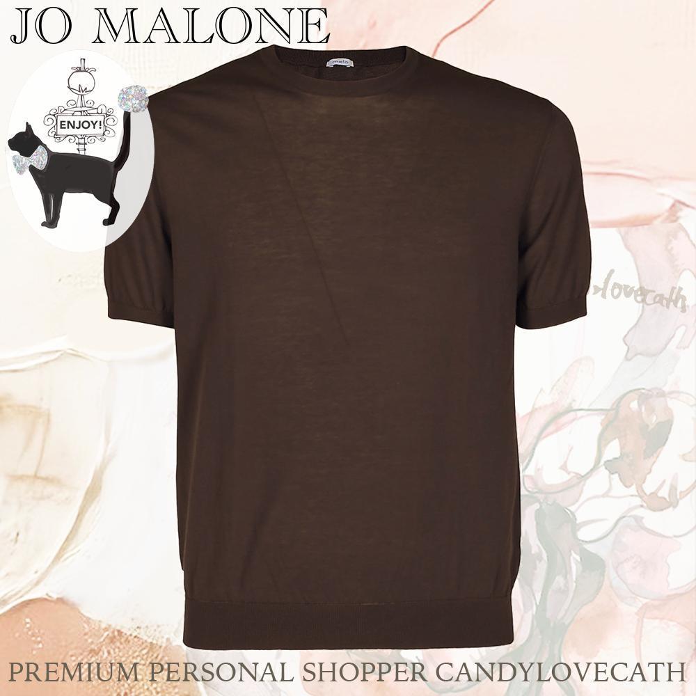 Tシャツ・カットソー MALO BROWN COTTON T-SHIRT