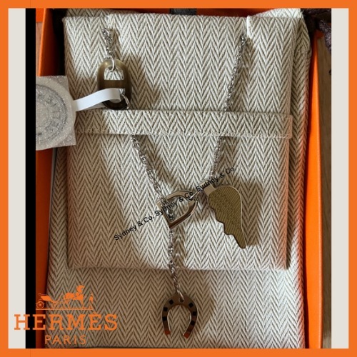 【旅と幸運のお守りとして☆】HERMES★ネックレスBon Voyage