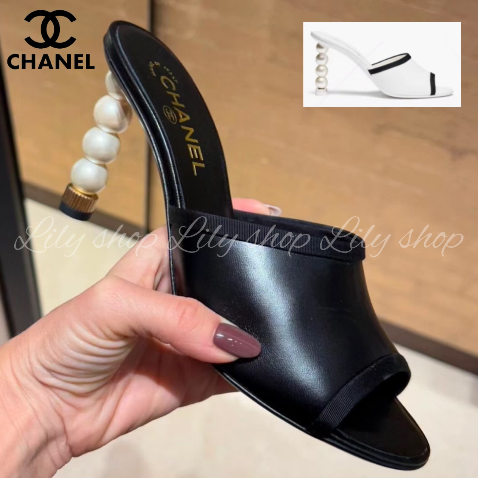 ヒールのデザインがポイント◎【CHANEL】パンプス