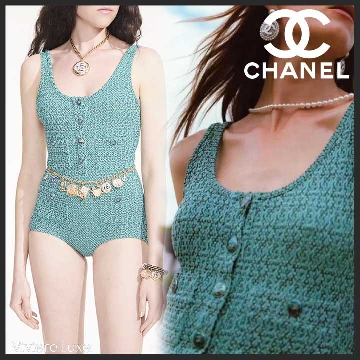 *水着以上の魅力* 【CHANEL】 スタイリッシュスイムウェア
