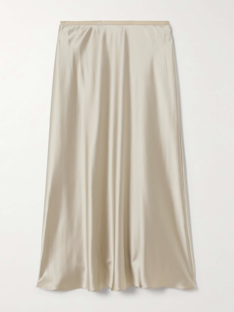 ★Max Mara★Carnet シルクサテンスカート Max Mara】国内未掲載商品 Carnet シルク サテンスカート
